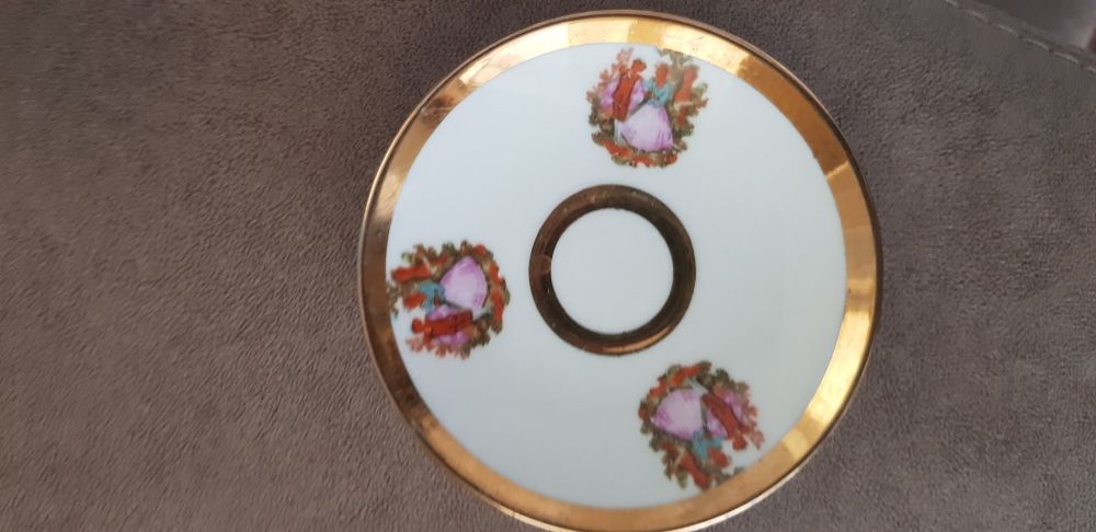 Set 6 cesti vechi din portelan fin