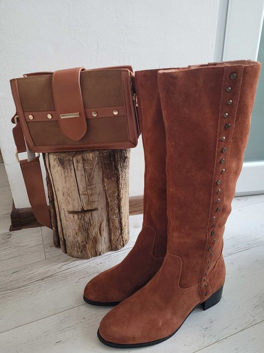 Geanta (poseta) tip crossbody, brand Manoukian, din piele naturala