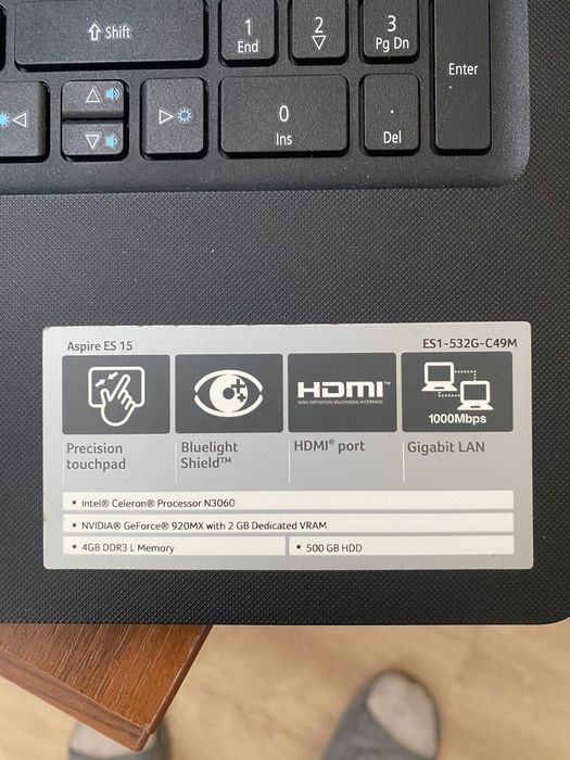Ноутбук Acer es 15