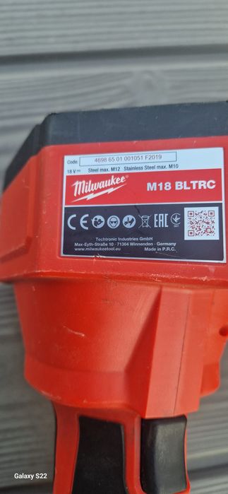 Dewalt ,Milwaukee masina de tăiat bara filetata