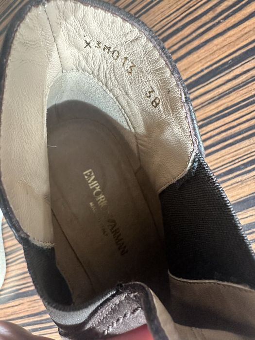 Botine de piele Emporio Armani nr 38