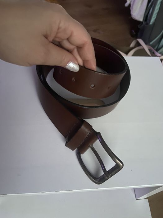 Кожени колани кафяв, черен Ralph Lauren, Calvin Klein