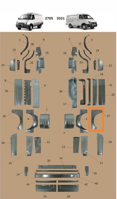 Продам ремонтные части на  газель.