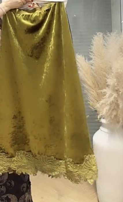 Юбка Люкс Сегмент, из бархата НОВый