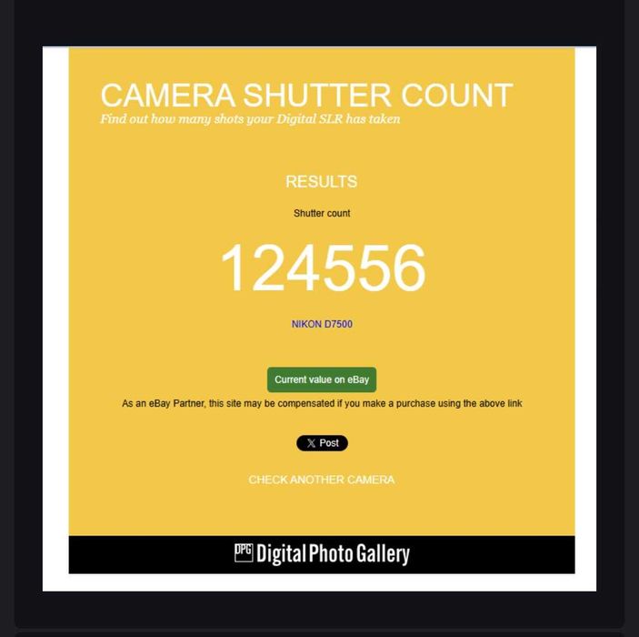 Body DSLR Nikon D7500