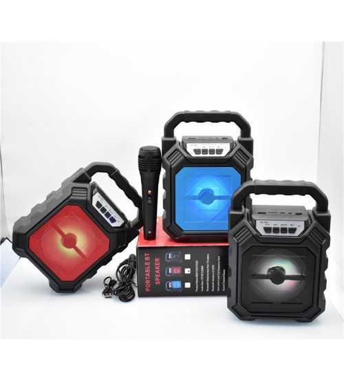 Boxa Cu Microfon Portabila, Bt, Usb, Diverse Culori