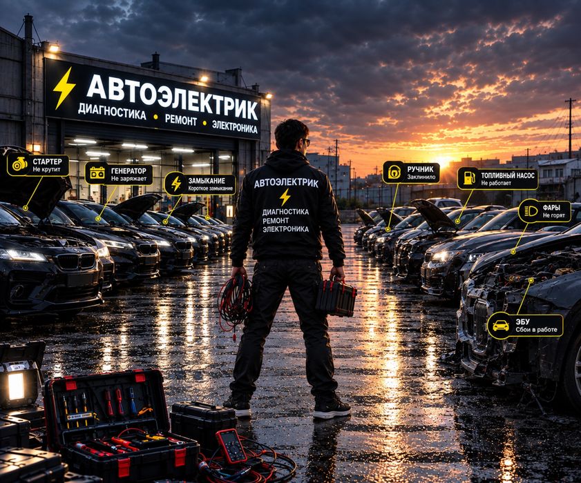 УСЛУГИ | Автоэлектрика Выезд Автоэлектрик Ремонт Стартеров Генераторов