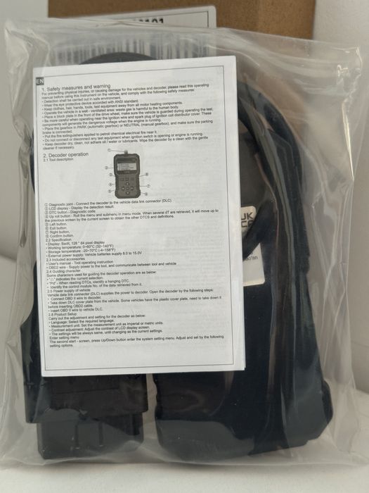 Tester auto diagnoză OBD2 V410, citire și ștergere coduri, compact, alimentare OBD