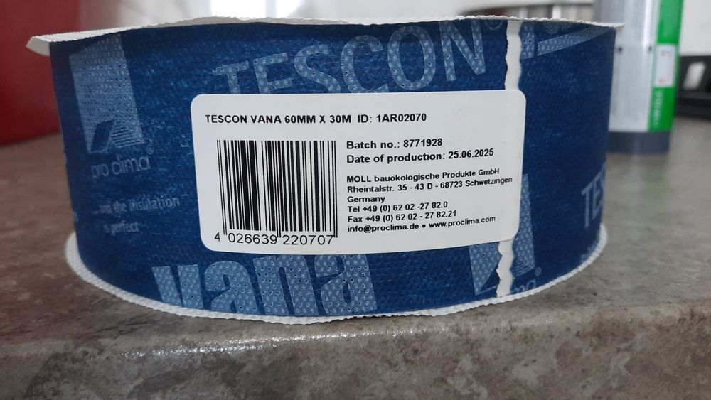 Banda etanșare TESCON VANA 60mm x 30 m