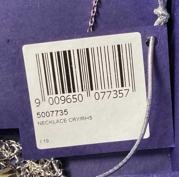 Lănțișor Swarovski Swan / Lebădă - nou, în cutie