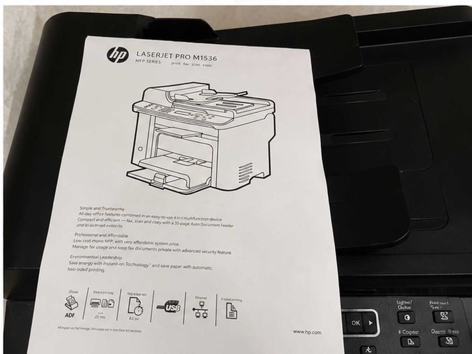 МФУ лазерное HP LaserJet Pro M1536dnf Multifunction Printer, ч/б, A4