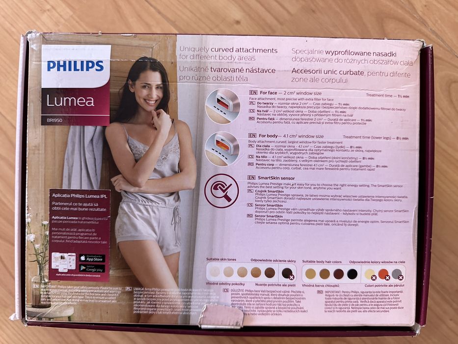 Epilator IPL Philips Lumea Prestige SmartSkin, Accesorii Corp & Față