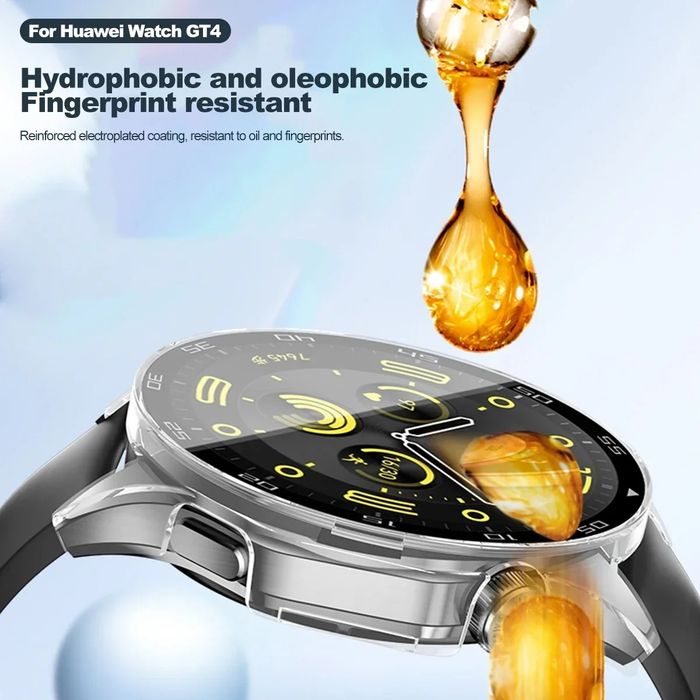 Huawei Watch GT4 / Watch 4 / Твърд удароустойчив кейс с протектор