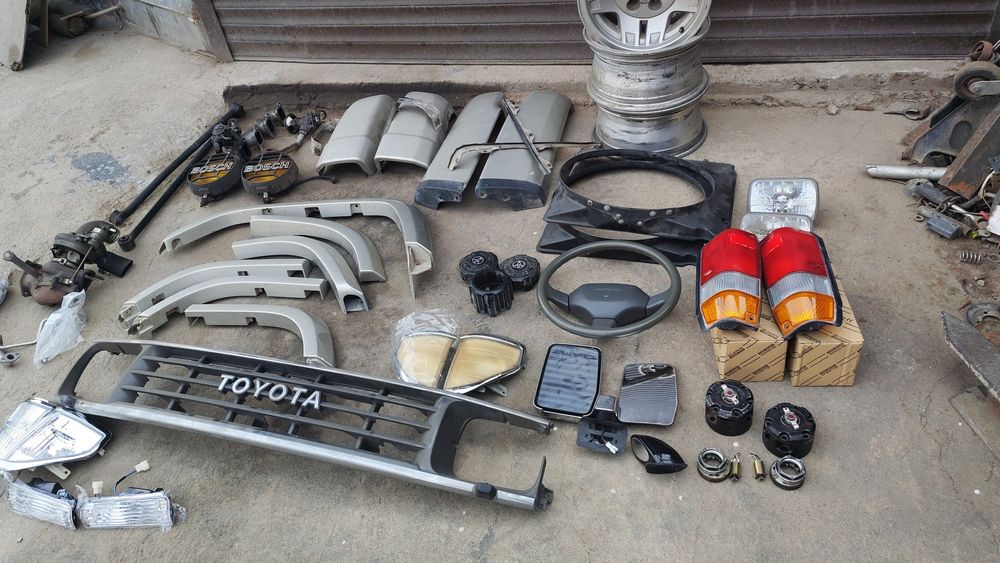 Ласты бампера Прадо 78