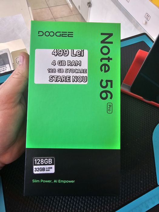 Doogee Note 56 Pro, 4/128 GB, Nou, 2 ani garanție