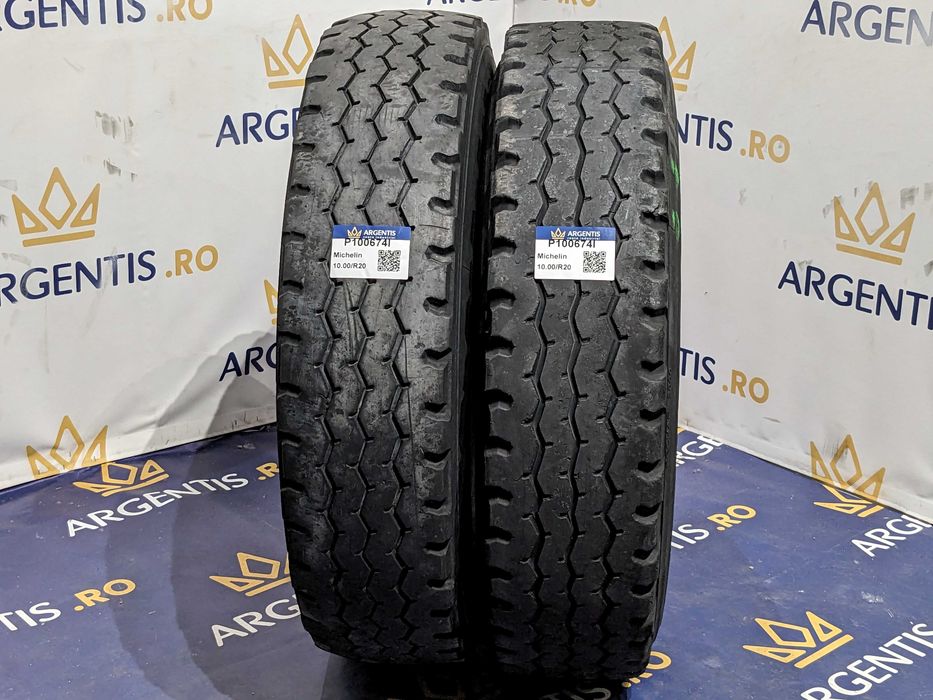 Pereche 2 anvelope 10.00/R20 Michelin (cod P100674I)