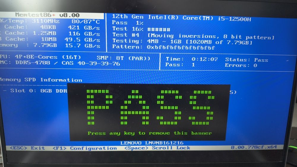 8GB DDR5 4800MHz Laptop Ram Samsung