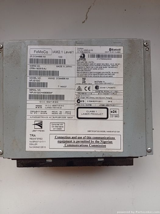 Cd Player Auto Land Rover Range Rover Evoque (Lv_, L538) [ 2011 - > ]