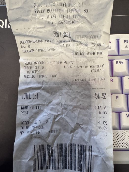 Tastatura si mouse AQUIRIS