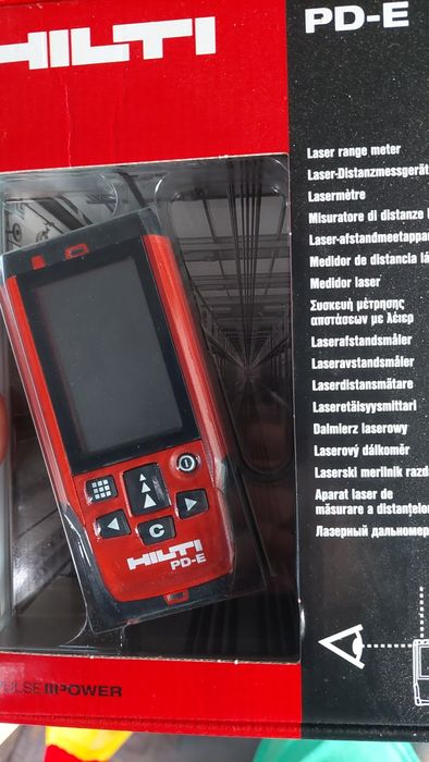 Vand Hilti PD-E telemetru