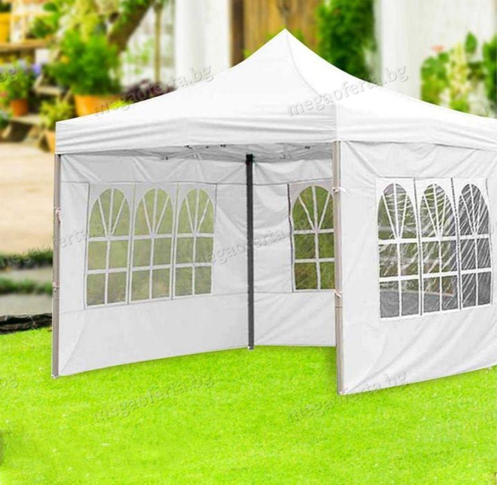 Страници с прозорци 9м. за шатра, завеса за шатра хармоника