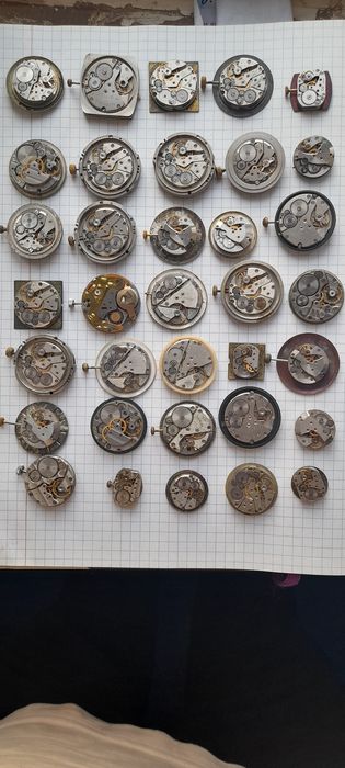 Соат механизмами запчастлари.