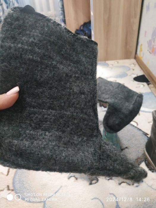 Резиновые сапоги утепленные