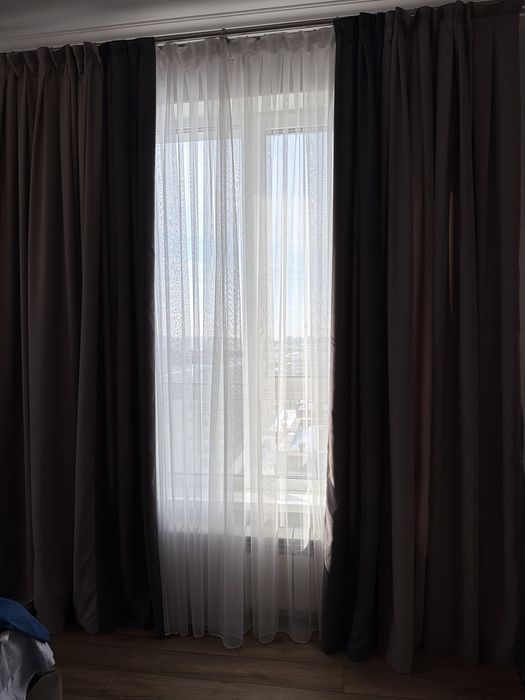 Шторы с тюлью и гардинами