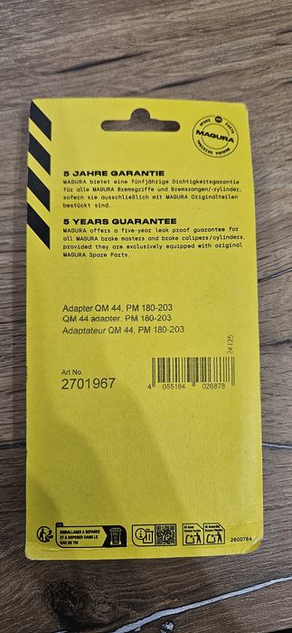 Adaptor Magura qm44 +23mm
