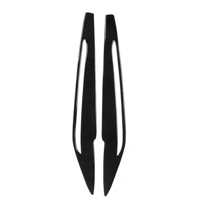 Set 2 Pleoape Faruri Far Adeziv BMW X5 F15 2014 - 2018, Negru Lucios