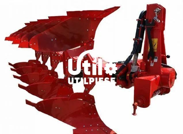 Plug reversibil hidraulic Unlu 6 brazde pentru tractoare agricole