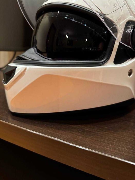 Каска за мотор L размер SHARK D-SKWAL 2 WHITE AZUR Моторна екипировка