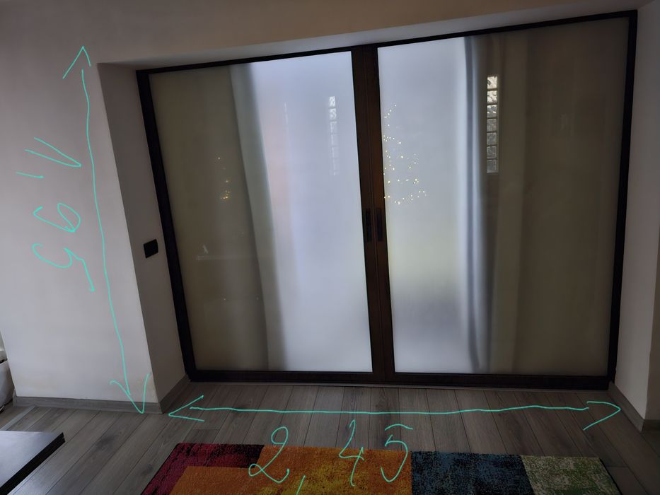 Uși glisante de interior fără role urgent