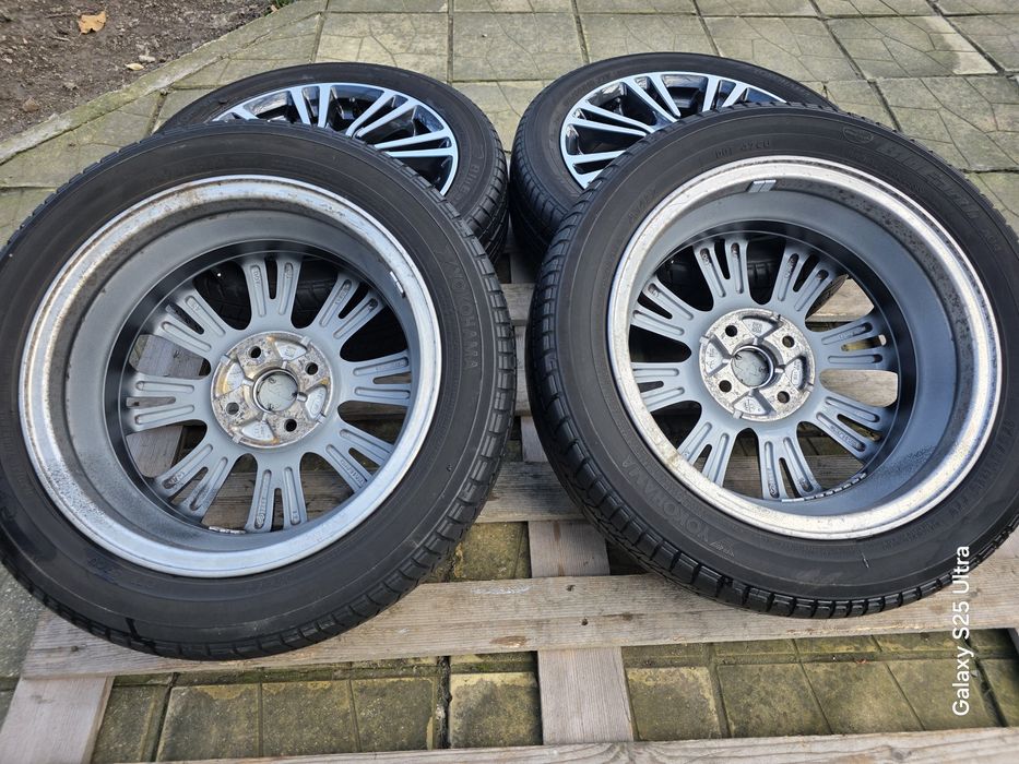 Лети джанти 15ки 4х100 Mitsubishi + летни гуми 175/55/15 Yokohama