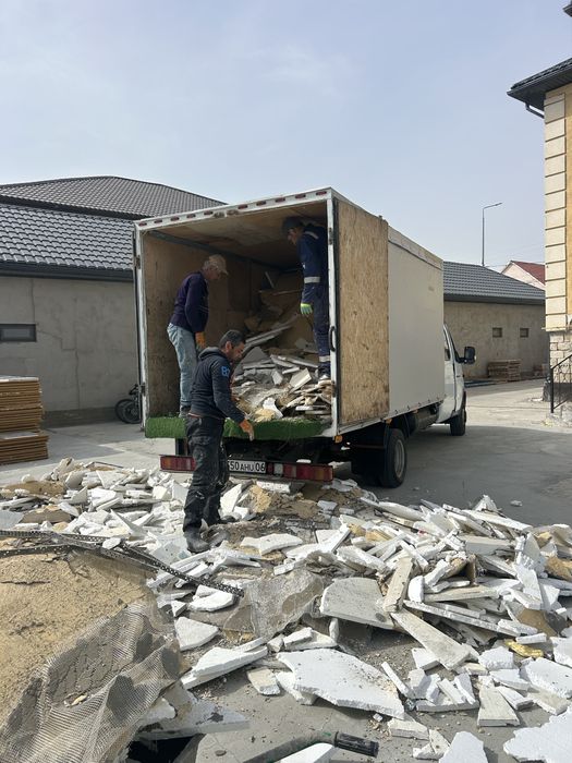 газель вывоз мусора и стр отход