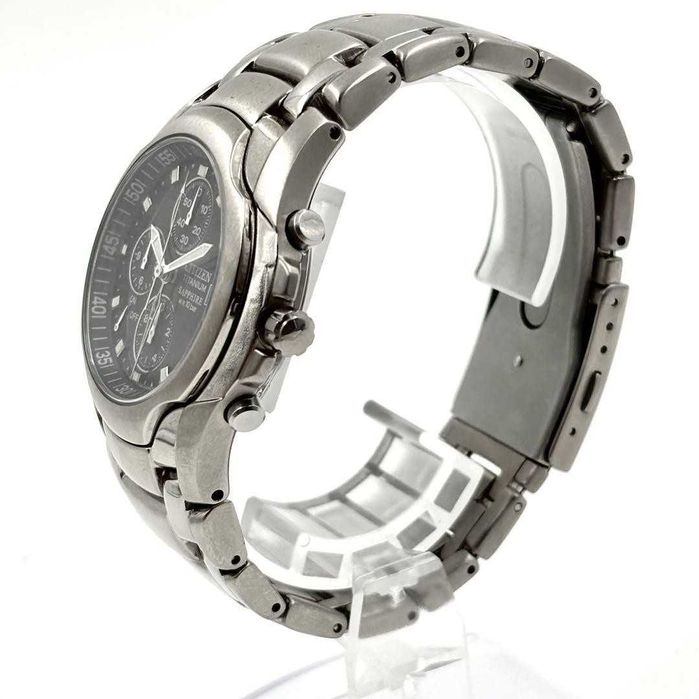 Ceas de mana barbati Citizen AN2250-54E Super Titanium Black 40 mm