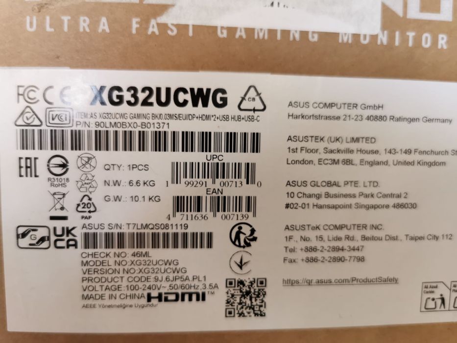 Monitor rog strix oled
