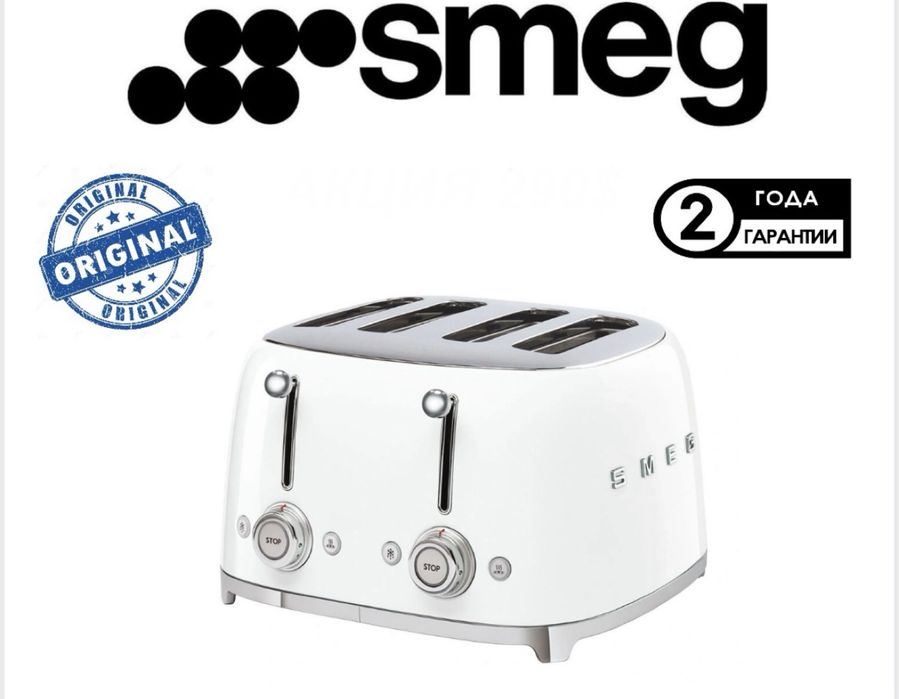Smeg Тостер "4 ломтика" Model: TSF03