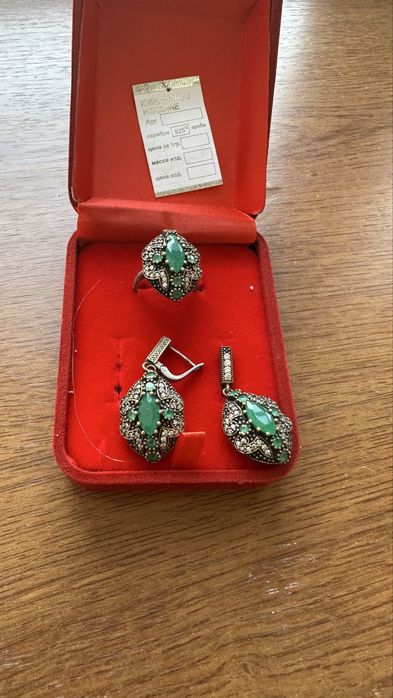 Набор серебро новый