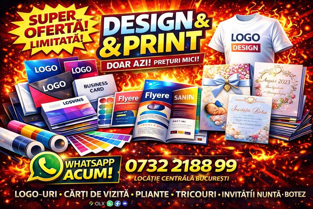 Designer Grafic | Grafician | Logo, Cărți de Vizită, Pliante  |