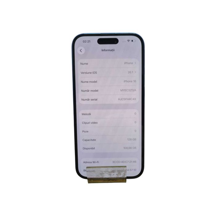 Iphone 16 128Gb Ultramarine / Amanet Cashbook Unirii