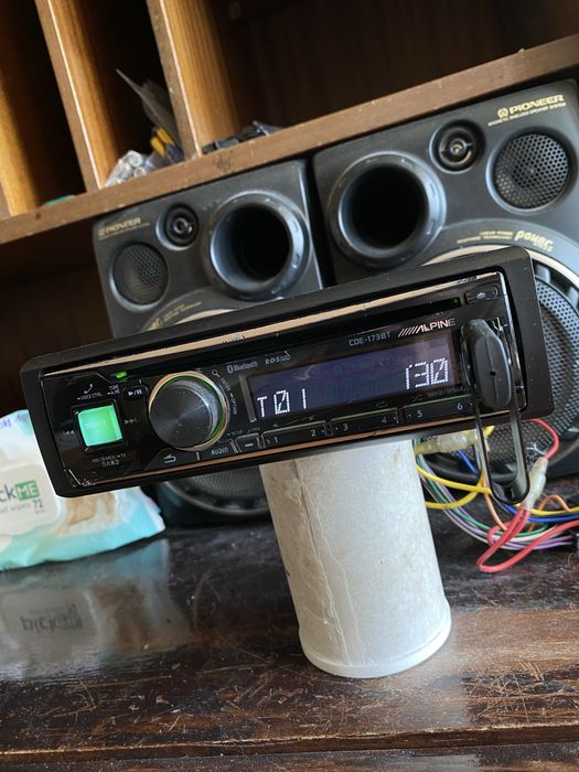 ALPINE CDE-173BT - USB BLUETOOTH CD mp3 плеър за кола сд авто радио