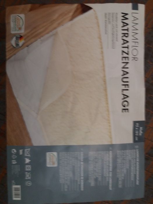 Топпер(лечение)наматрасник,Германия,100% Lamm шерсть,кашемир,новые