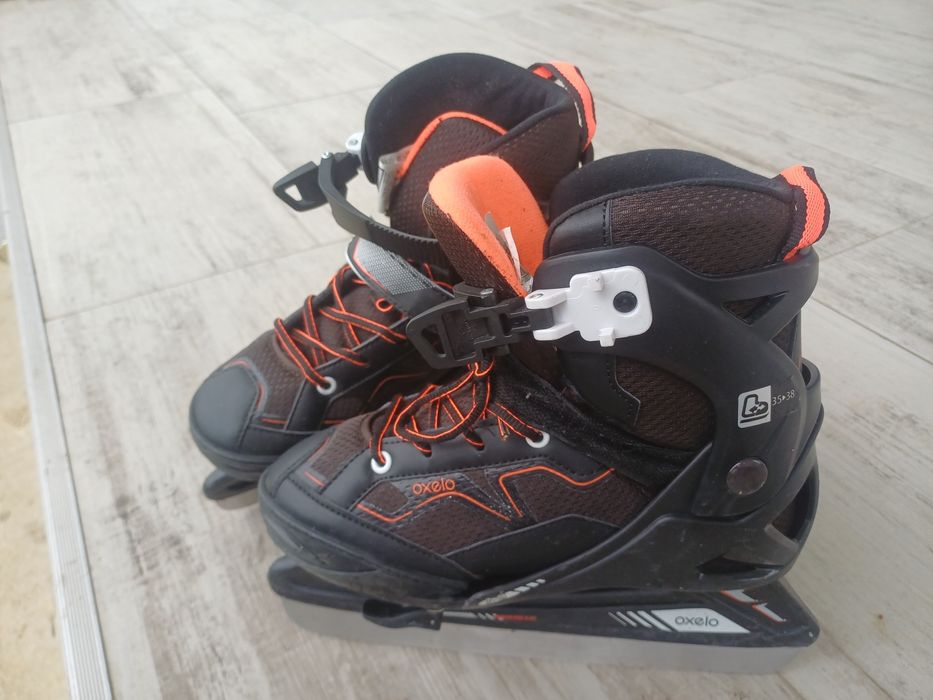 Patine gheață copii reglabile, marimea  35-38