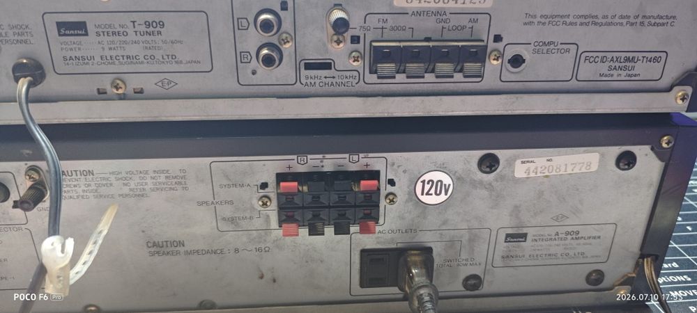 Усилитель Sansui A-909 , в отличном состоянии.