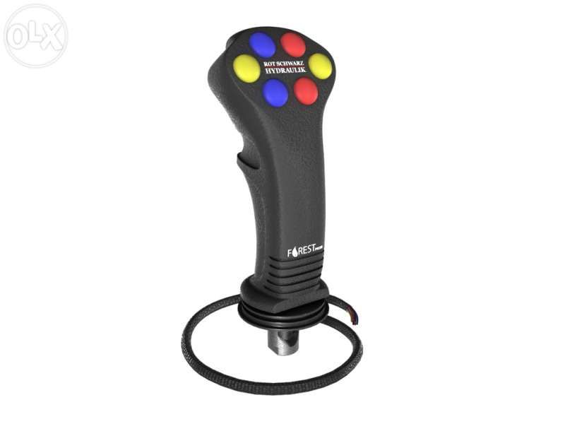 Joystick electromecanic 6 butoane pentru distribuitor hidraulic
