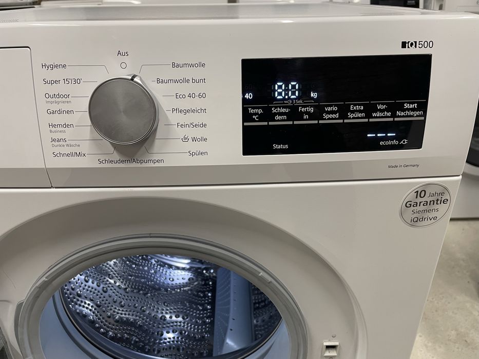 Пералня Siemens iQ500 8 кг varioSpeed