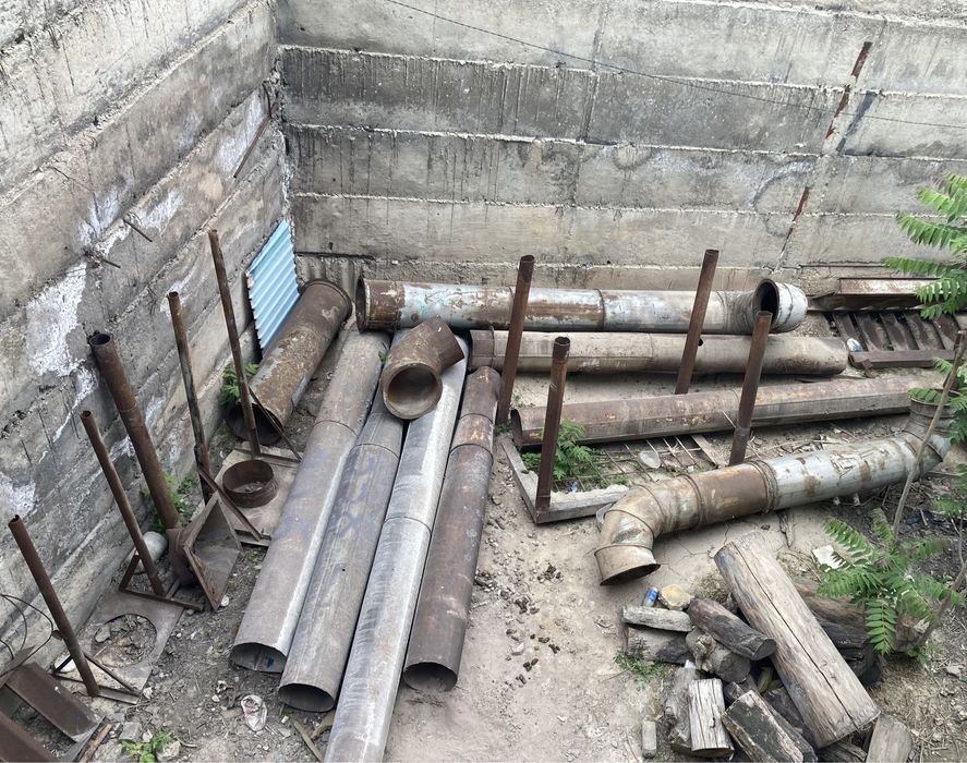 Пылеуловитель, Циклон, Трубы