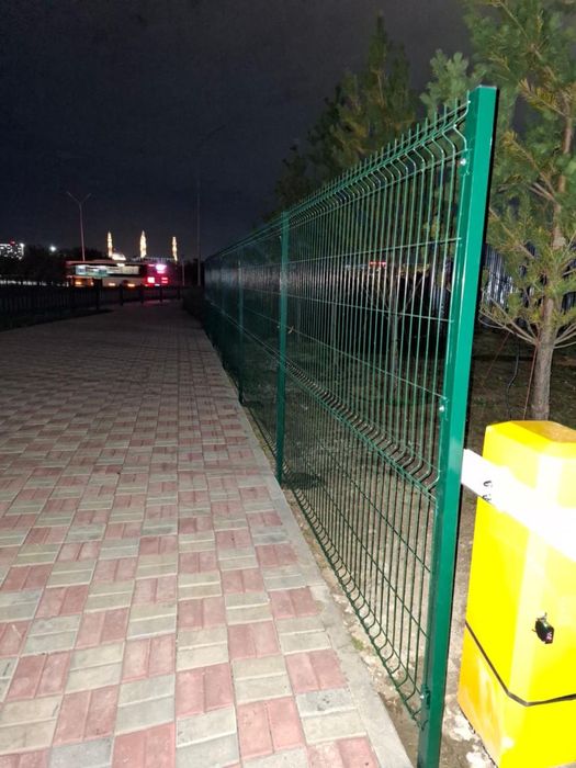 Монтаж, установка 3д забора