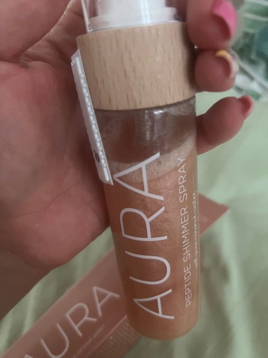 Натурален блестящ спрей с пептиди Aura Cocosolis